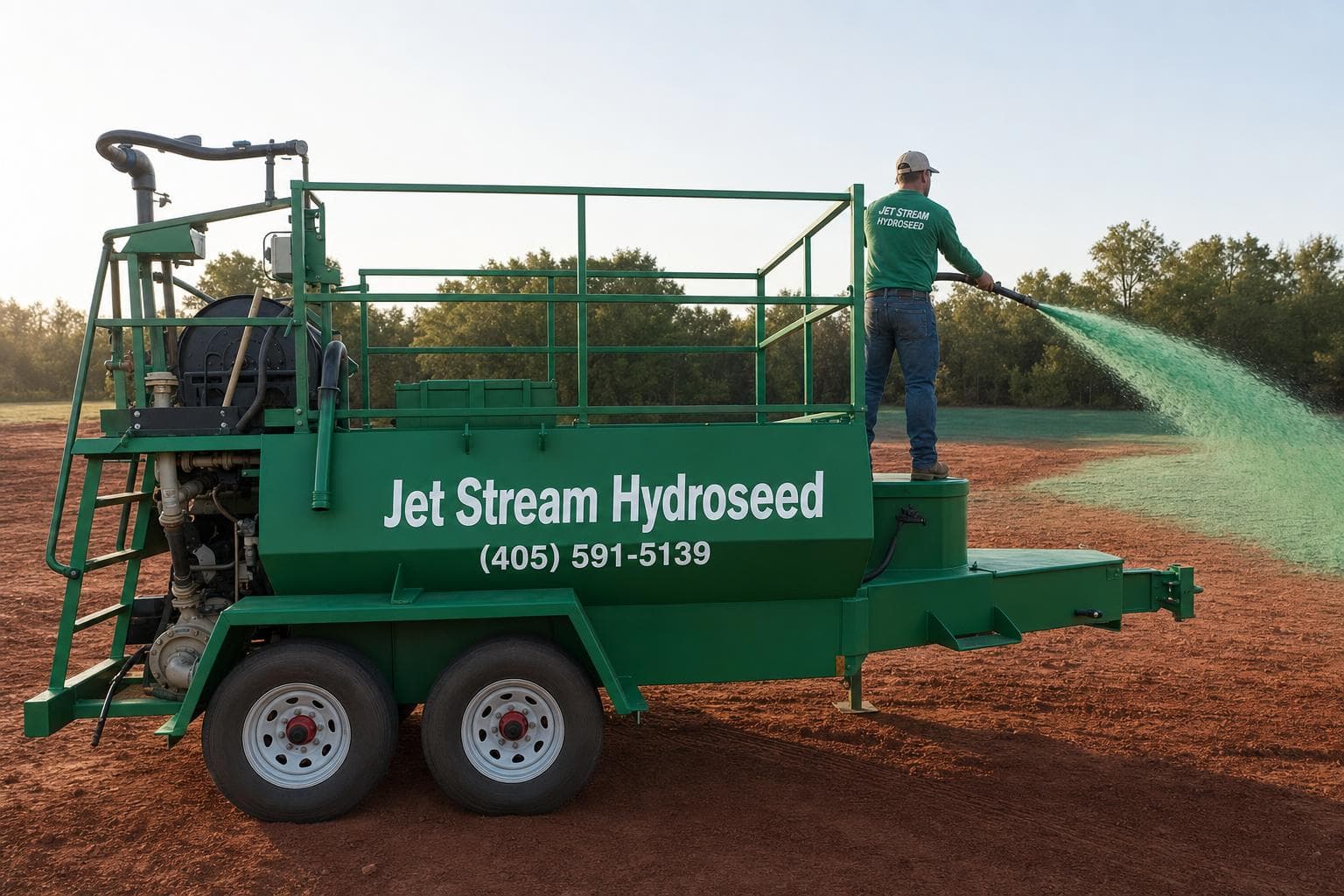 What Is Hydroseeding? A Complete Guide for Oklahoma Homeowners