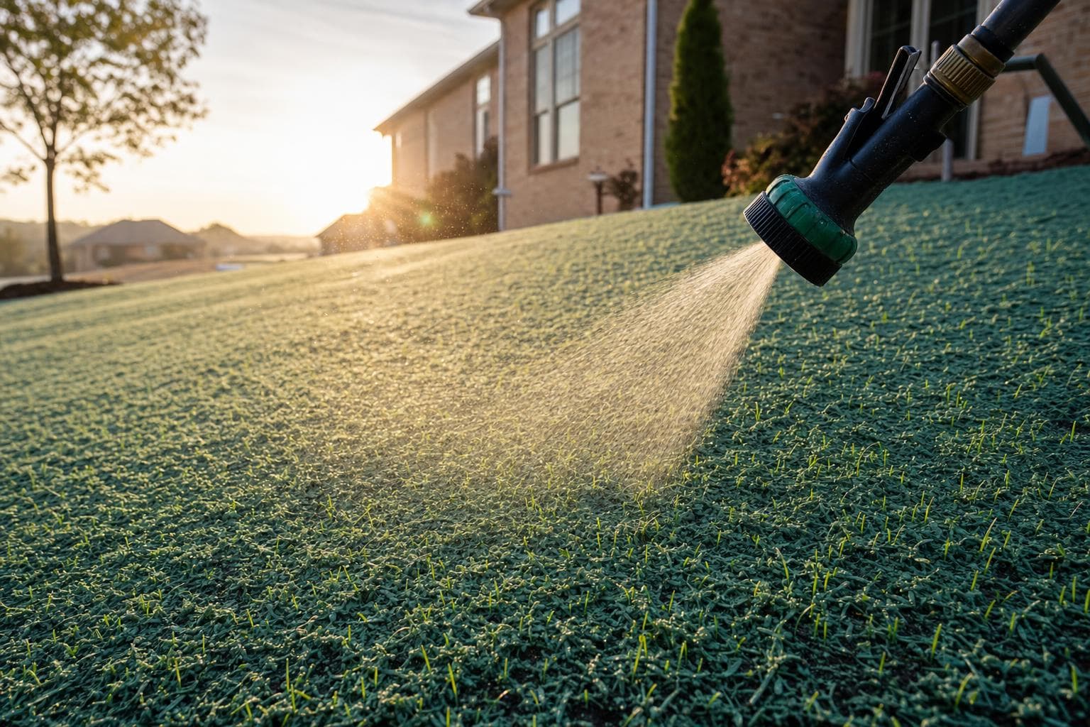 How to Water a Newly Hydroseeded Lawn in Oklahoma