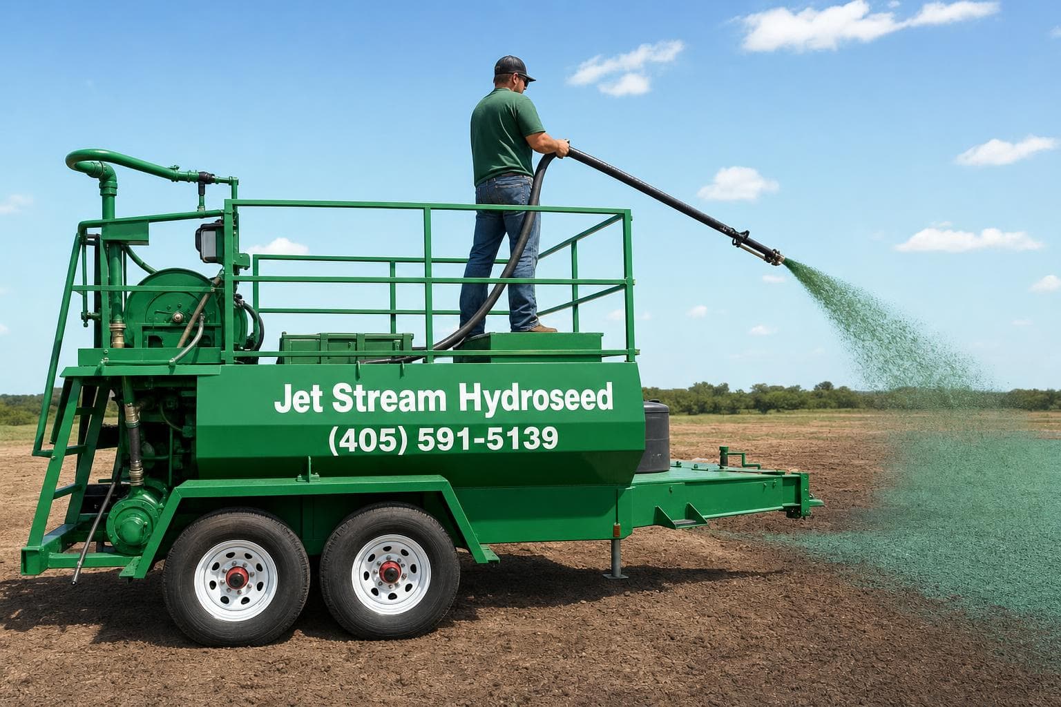 What Is Hydroseeding? A Complete Guide for Oklahoma Homeowners